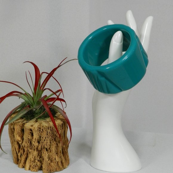 Iris Apfel Jewelry - Iris Apfel Resin Bracelet - Turquoise